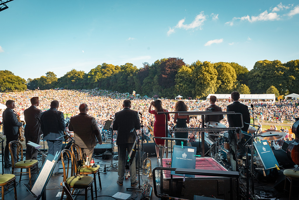 Down for the Count performing at Leeds Castle Classical Concert with the Royal Philharmonic Orchestra