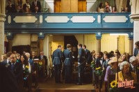 Stowe School chapel ready for a wedding ceremony with classical organ music from Down for the Count, photo by Potters Instinct Photography