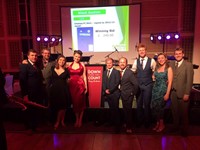 Function band performing for a charity ball in London