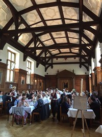 Wedding meal at Selwyn College, Cambridge