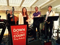 Live swing band at the Hoste Norfolk