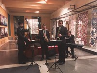 Jazz quartet performing at corporate event in London