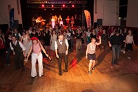 Vintage band performing for swing dance event in Birmingham