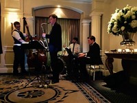 Live jazz band performing at The Berkeley Hotel, London