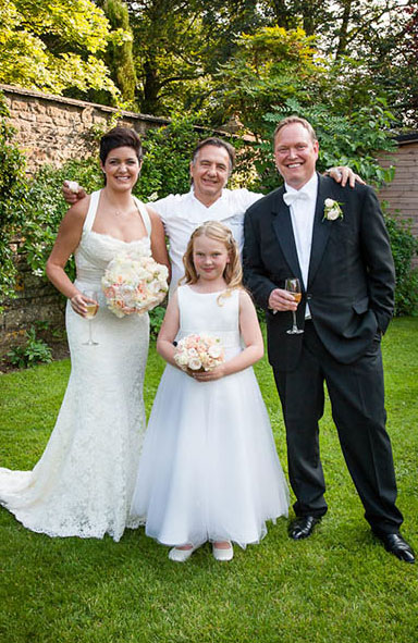 Swing band Down for the Count performing at Natalie & Andrew's Wedding Reception with Down for the Count at Coworth House, Berkshire.