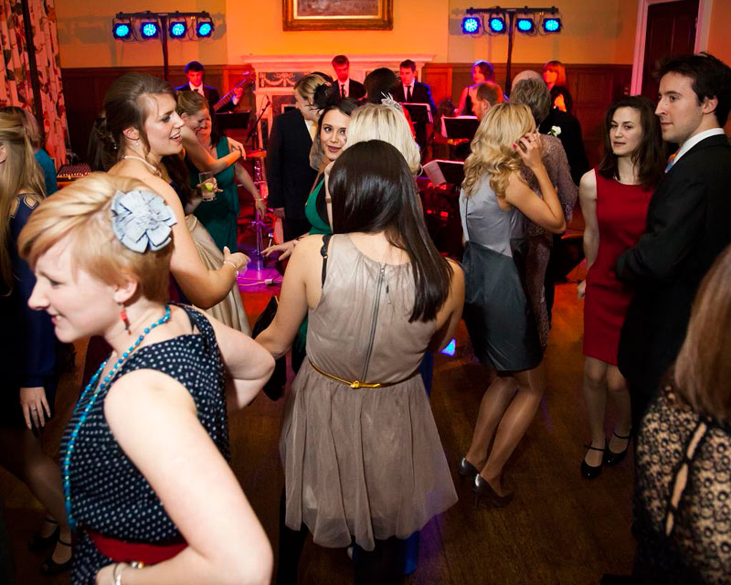 Function band Down for the Count performing at Jenny & Dan's Wedding Reception at Eynsham Hall, Oxfordshire.