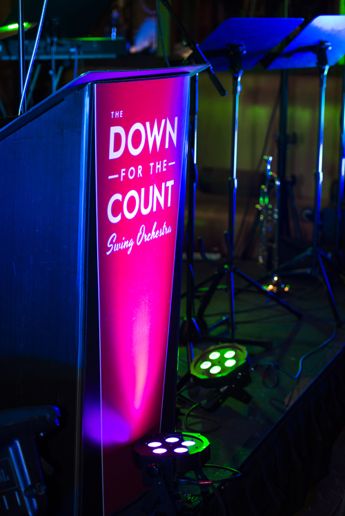 Vintage Swing Band Down for the Count performing at a 1920s themed event at the Booking Office, St Pancras Renaissance Hotel, New Year's Eve 2014.  Photos courtesy of the Booking Office and Marius Bukis (www.mbphotos.eu).