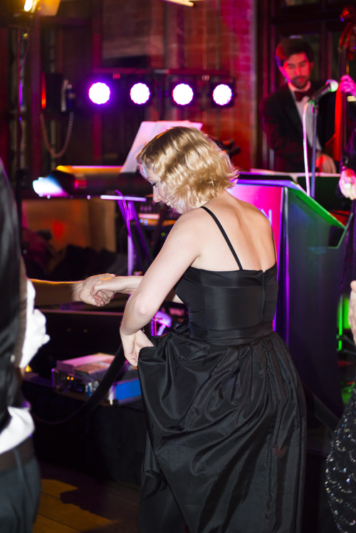 Vintage Swing Band Down for the Count performing at a 1920s themed event at the Booking Office, St Pancras Renaissance Hotel, New Year's Eve 2014.  Photos courtesy of the Booking Office and Marius Bukis (www.mbphotos.eu).