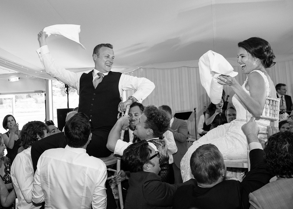 Down for the Count performing The Horah at Andy and Karen's Jewish wedding at The Elvetham, Hampshire