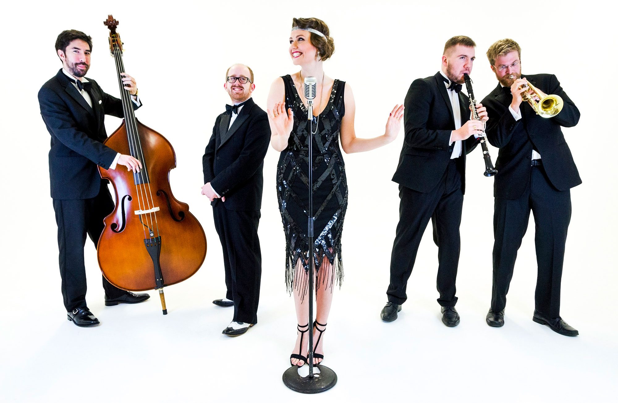 The Lady Gatsby Jazz Band - 1920s band performing jazz, swing and vintage covers of pop songs for a speakeasy celebration