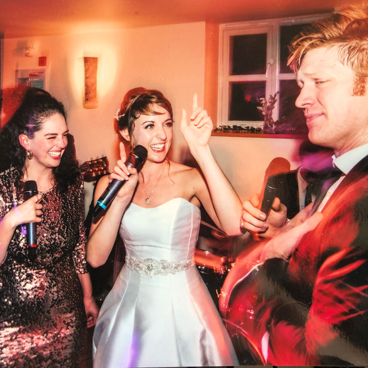 Down for the Count's swing, soul and pop function band performing at a wedding reception in Hampshire