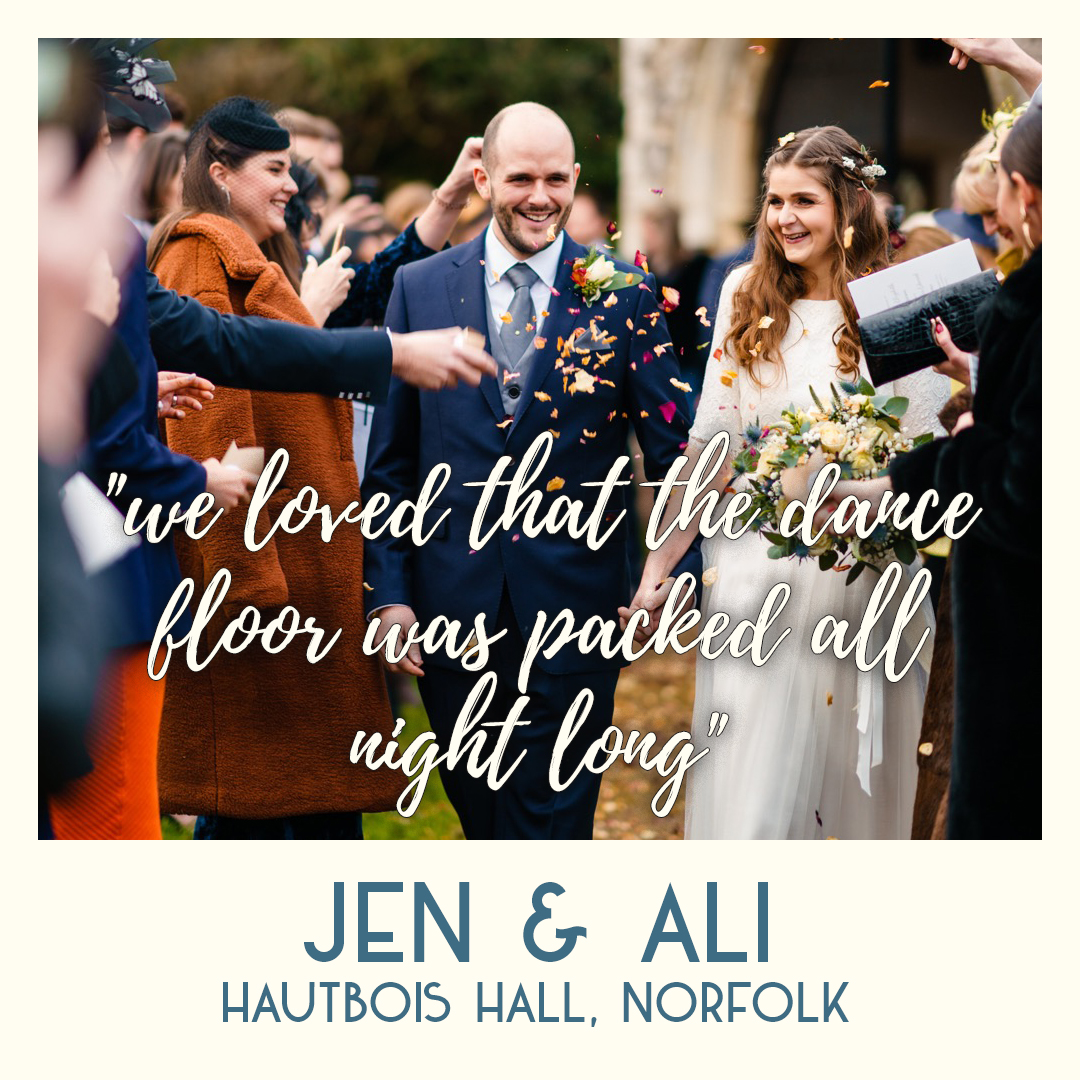 Wedding band reviews for Down for the Count - the UK's top swing, soul and pop band for hire for wedding receptions