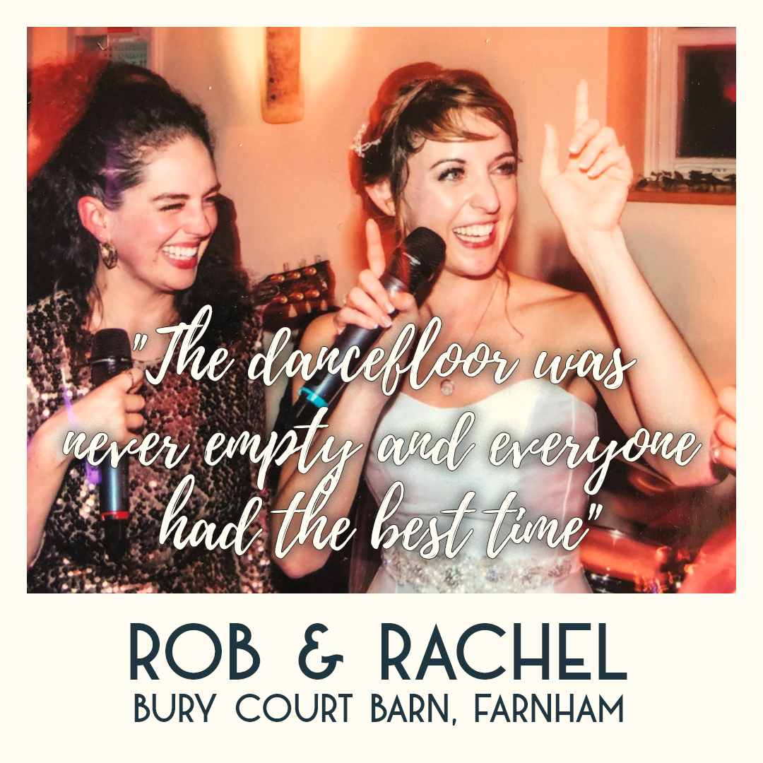 Wedding band reviews for Down for the Count - the UK's top swing, soul and pop band for hire for wedding receptions