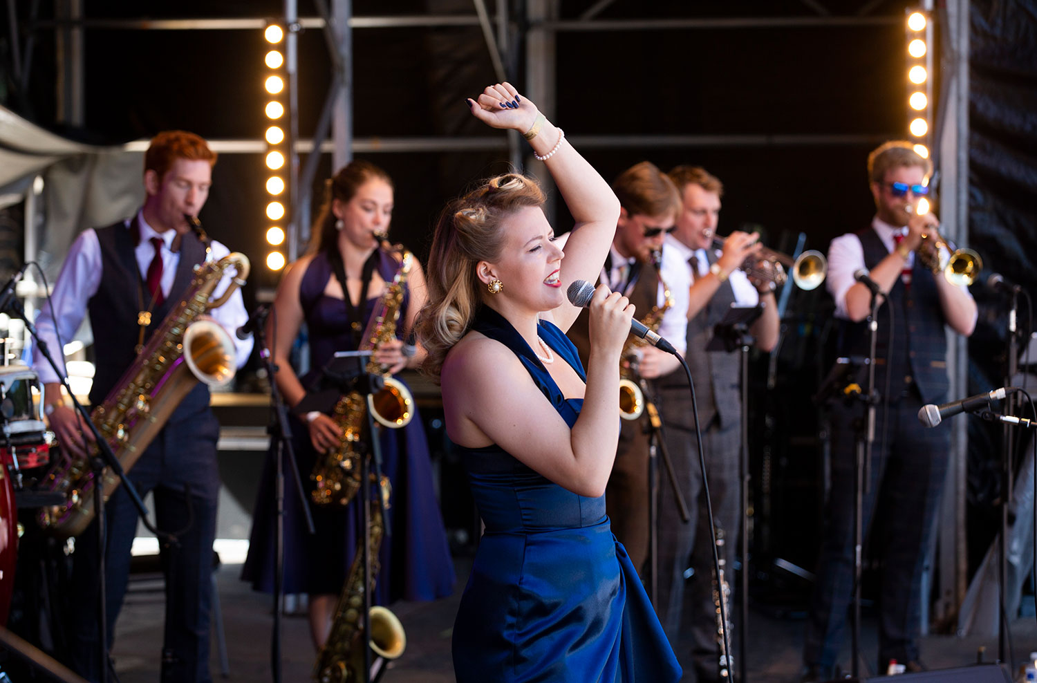 In 2018 we were invited to perform in front of 4000 people at Sutton Coldfield Concerts in the Park, a great day of live music where we supported the City of Birmingham Symphony Orchestra