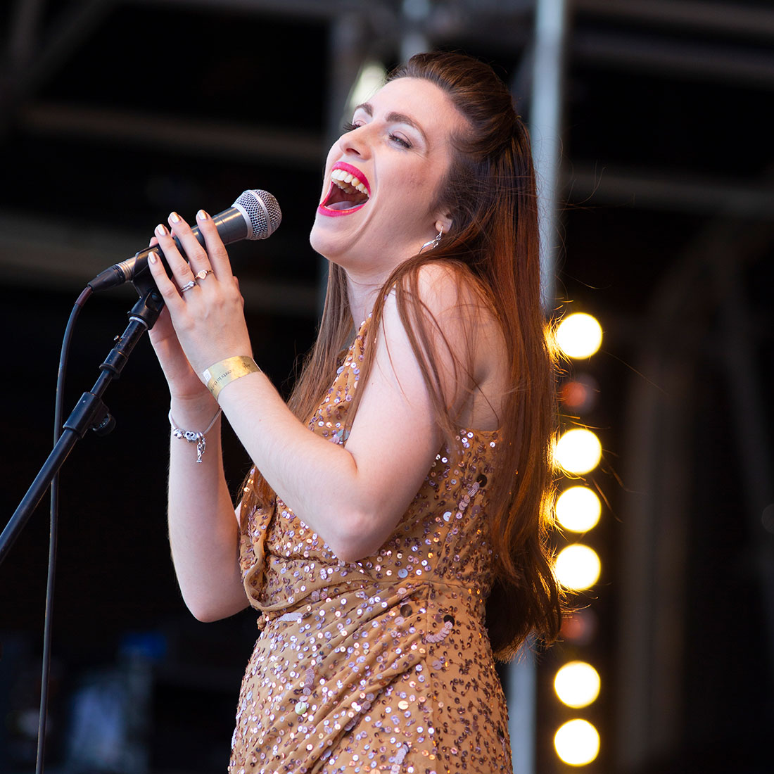 Down for the Count swing and soul band support The City of Birmingham Symphony Orchestra feat. Strictly Come Dancing's Lance Ellington at Concerts in the Park, 2018