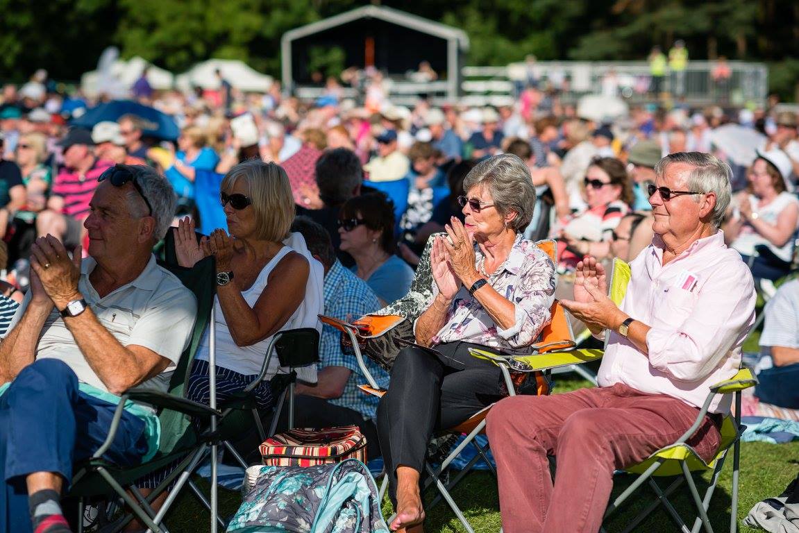 Down for the Count swing and soul band support The City of Birmingham Symphony Orchestra feat. Strictly Come Dancing's Lance Ellington at Concerts in the Park, 2018