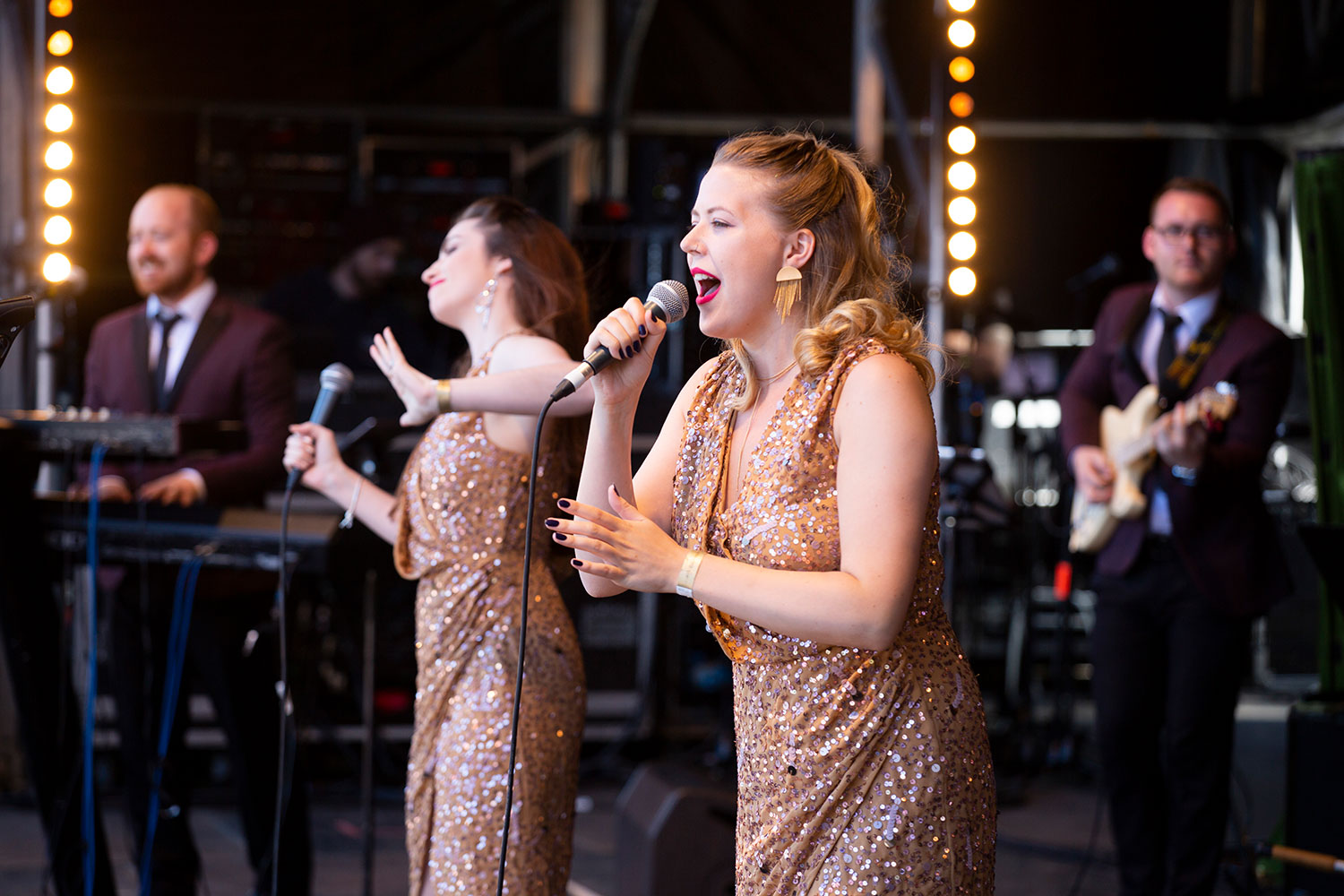 Down for the Count swing and soul band support The City of Birmingham Symphony Orchestra feat. Strictly Come Dancing's Lance Ellington at Concerts in the Park, 2018