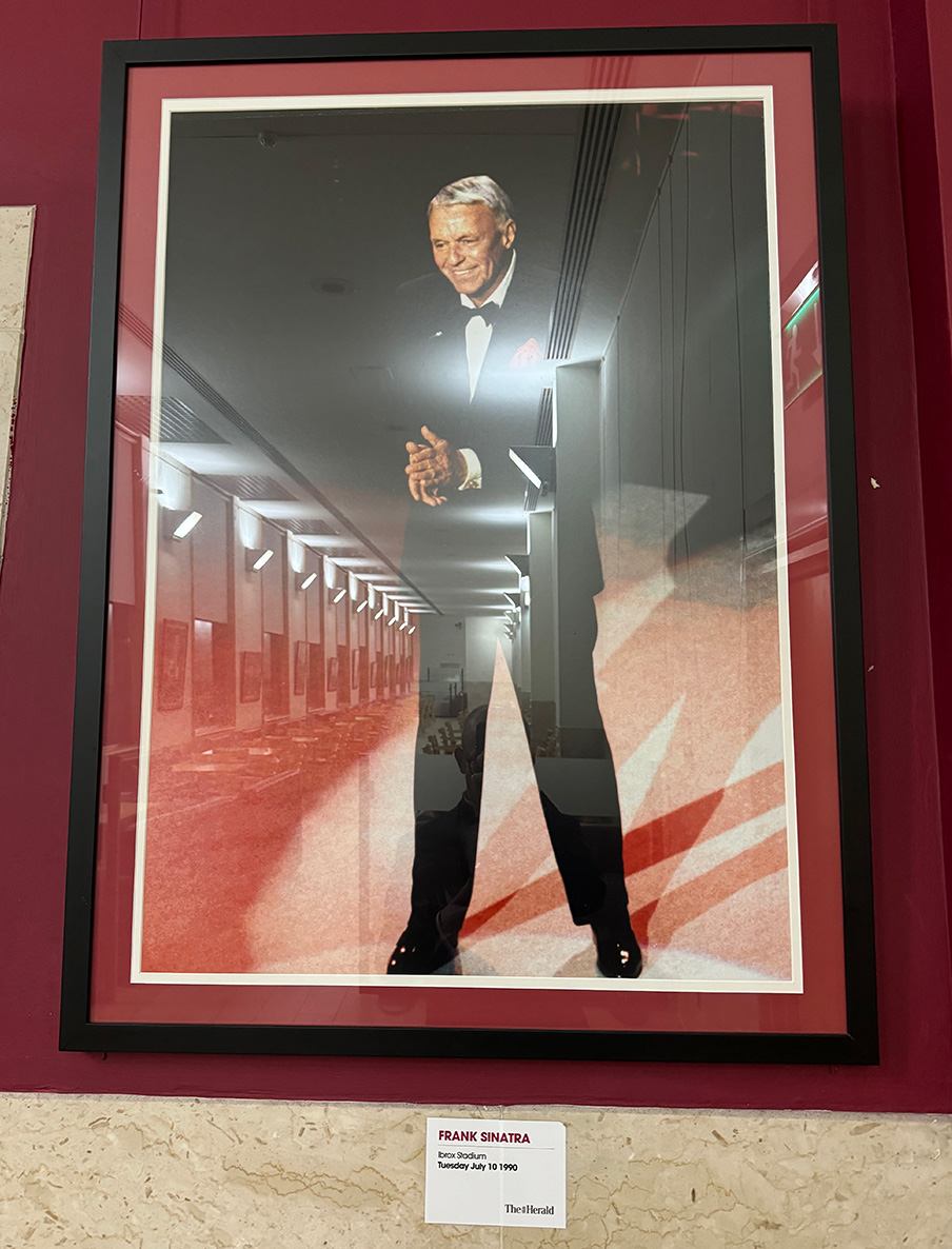 Frank Sinatra picture at Glasgow Royal Concert Hall