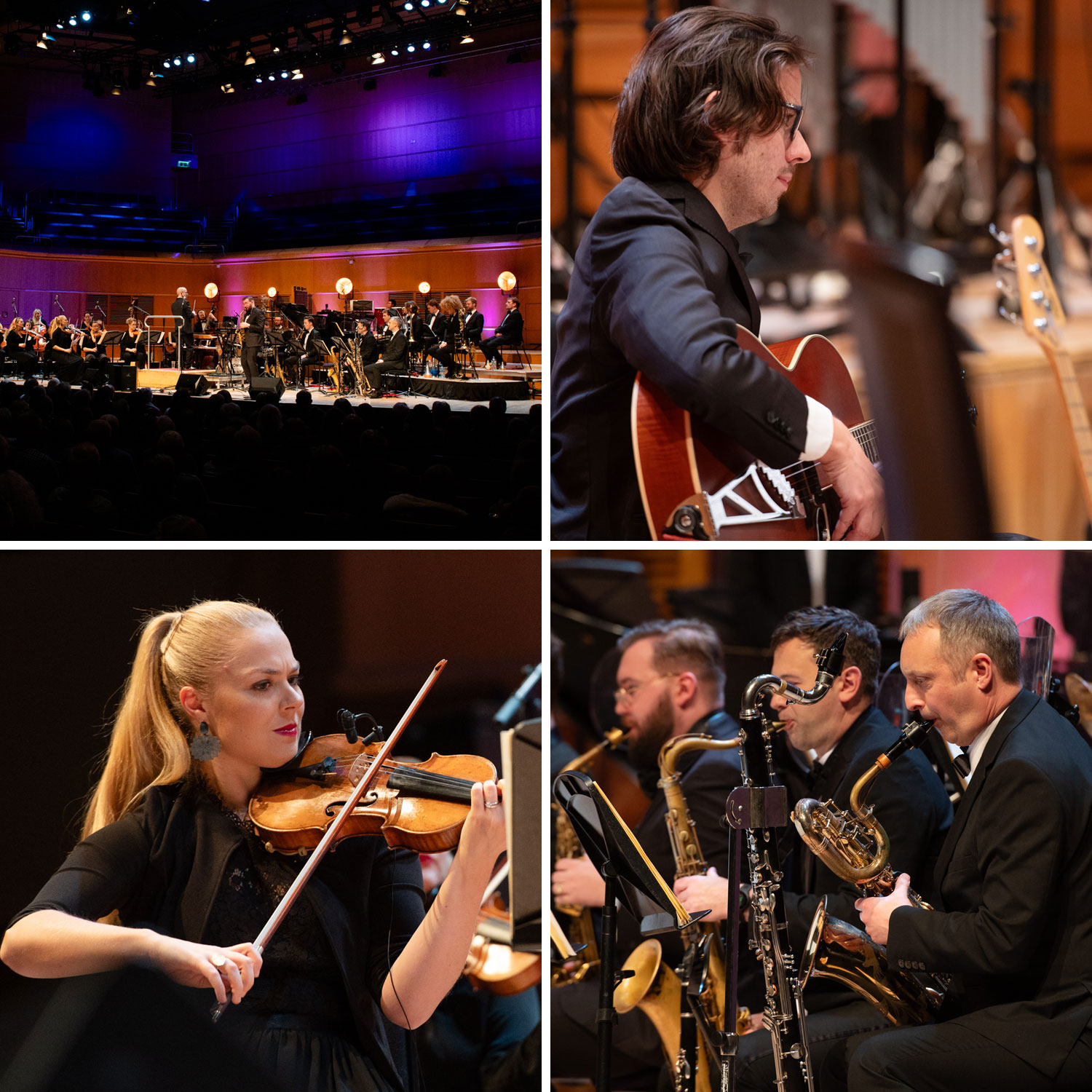 The Down for the Count Orchestra performing at Glasgow Royal Concert Hall