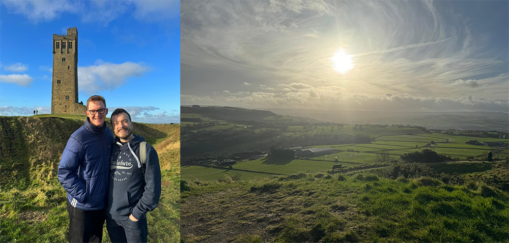 Down for the Count musicians on a day off in Yorkshire