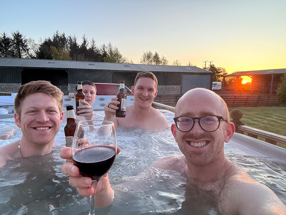 Down for the Count All-Stars on tour in Scotland