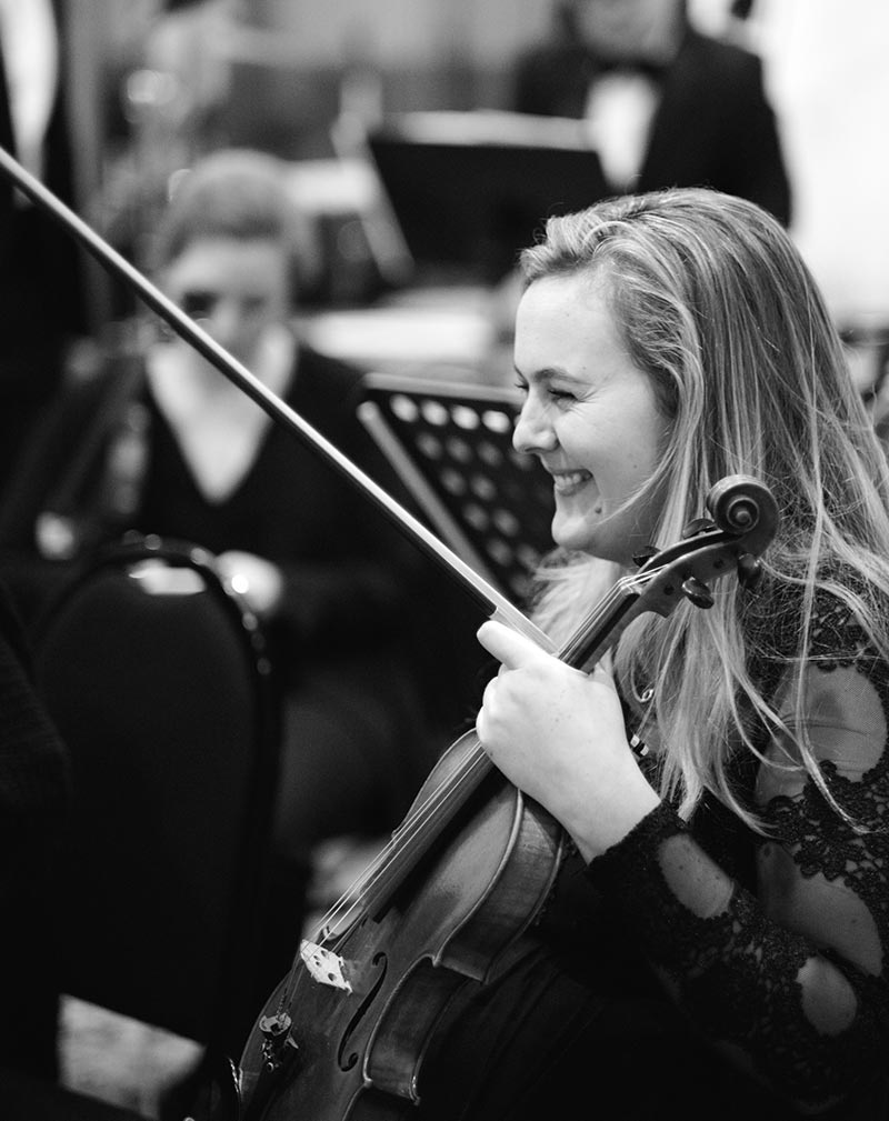 Sophie Belinfante performing with Down for the Count Swing Orchestra