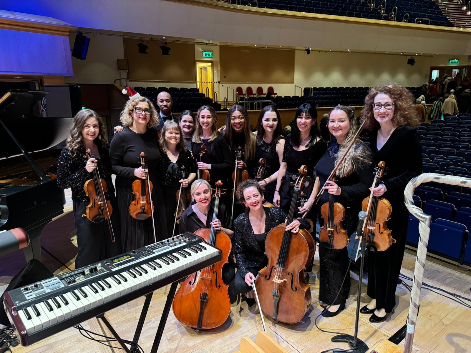 Jordan Earnshaw (violin) with The Down for the Count Swing Orchestra at Glasgow Royal Concert Hall