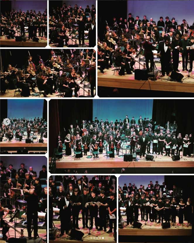 Northampton School for Boys music workshop with Down for the Count Swing Orchestra