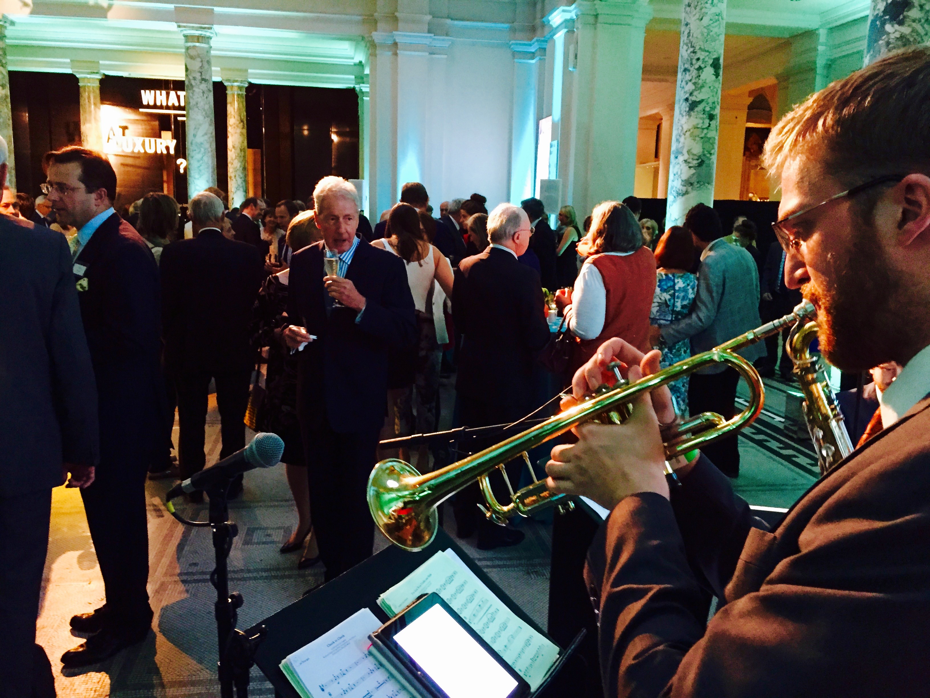 Down for the Count Jazz, Swing and Vintage band performing at The Victoria and Albert Museum, Knightsbridge, London