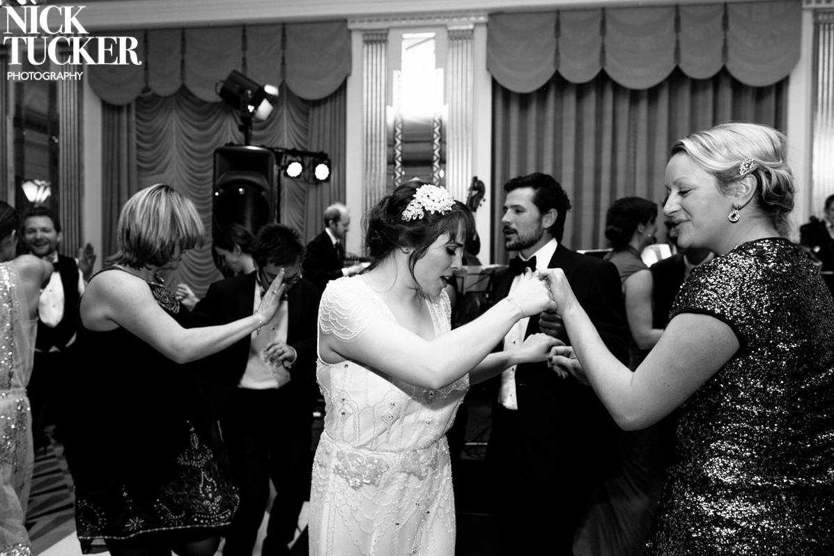 Claridges London wedding reception swing soul band live music